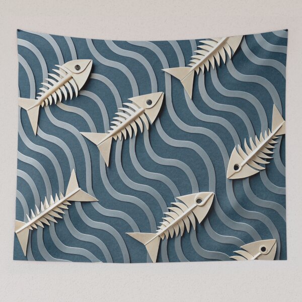 Item preview, Fish pattern designed and sold by Lucky 777.