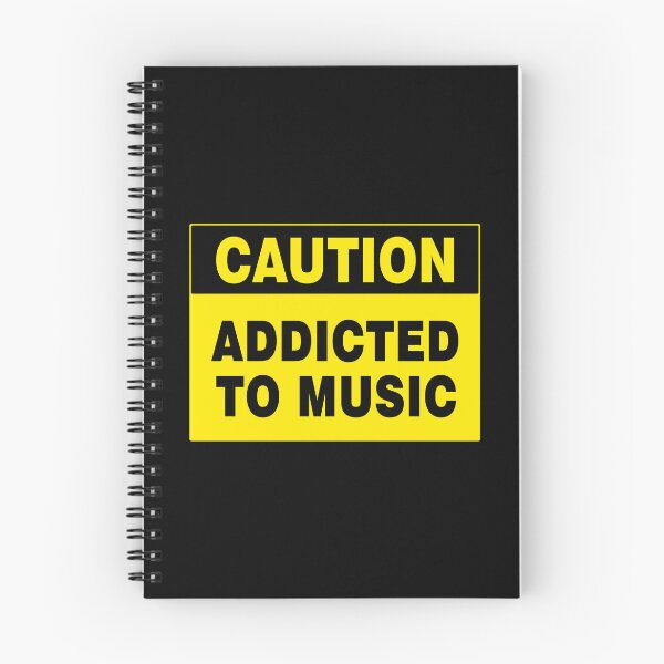 Item preview, Caution Sign: Addicted to Music, Novelty Sign, Musician designed and sold by AASparksDesigns.