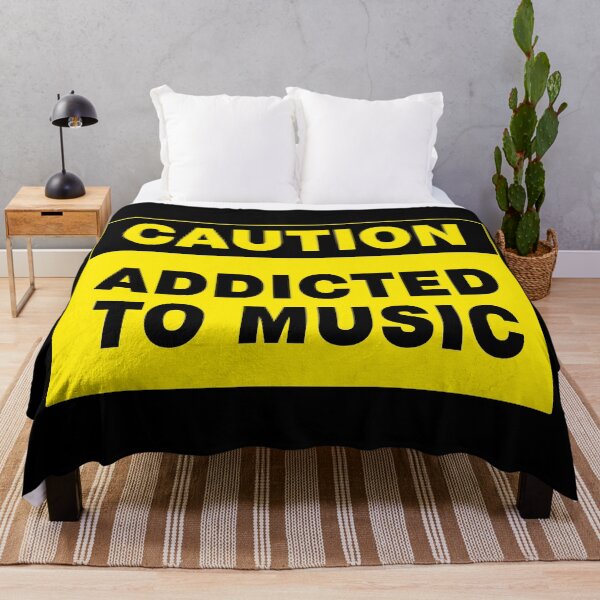 Item preview, Caution Sign: Addicted to Music, Novelty Sign, Musician designed and sold by AASparksDesigns.