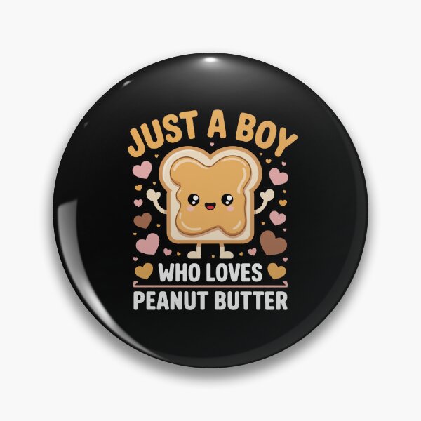 Item preview, Just a Boy Who Loves Peanut Butter designed and sold by jkrphoto.