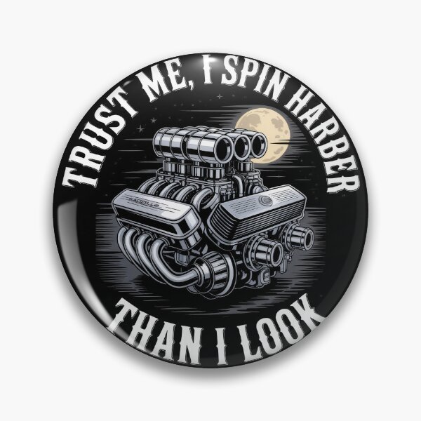 Item preview, Trust Me, I Spin Harder Than I Look – Funny Spin Quote designed and sold by TextMood.