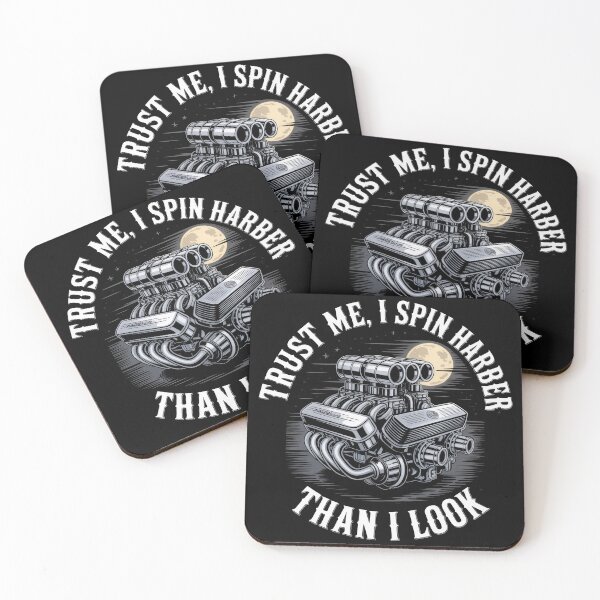 Item preview, Trust Me, I Spin Harder Than I Look – Funny Spin Quote designed and sold by TextMood.