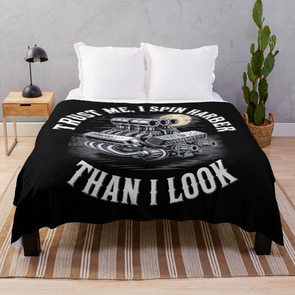 Item preview, Trust Me, I Spin Harder Than I Look – Funny Spin Quote designed and sold by TextMood.
