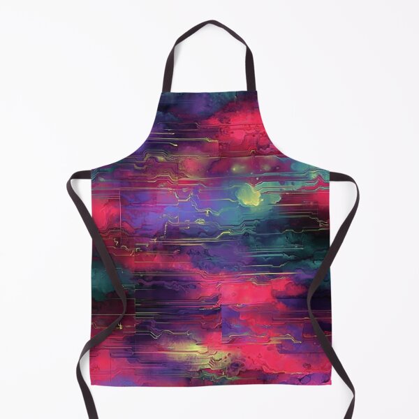 Item preview, Red Green Purple Gold Line designed and sold by JeniSeny.
