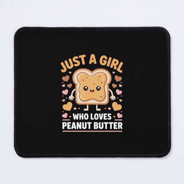 Item preview, Just a girl who loves peanut butter designed and sold by jkrphoto.