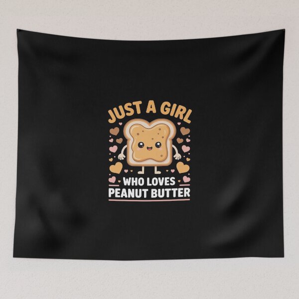 Item preview, Just a girl who loves peanut butter designed and sold by jkrphoto.