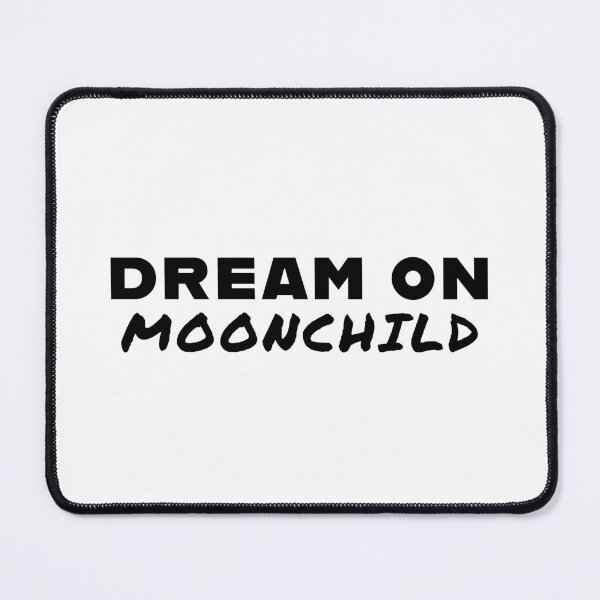 Item preview, Dream On Moonchild - Minimal Celestial Typography designed and sold by Artfully Entertained.