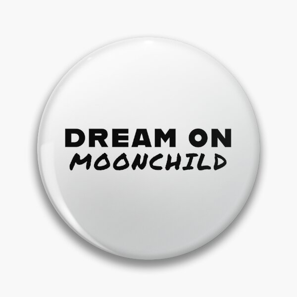 Item preview, Dream On Moonchild - Minimal Celestial Typography designed and sold by Artfully Entertained.