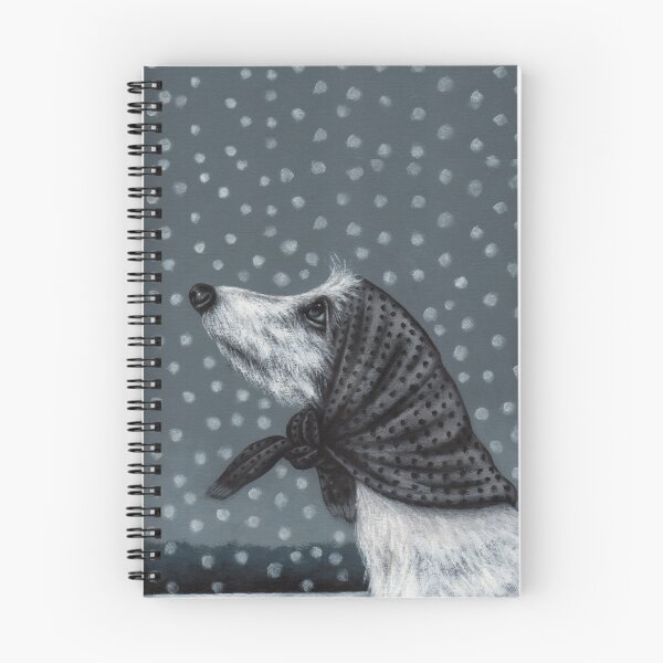 Item preview, A dog looking into the snow designed and sold by EmilyDouArt.