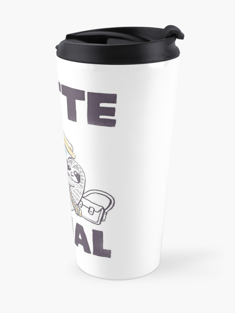 Alternate view of Latte as usual Travel Coffee Mug