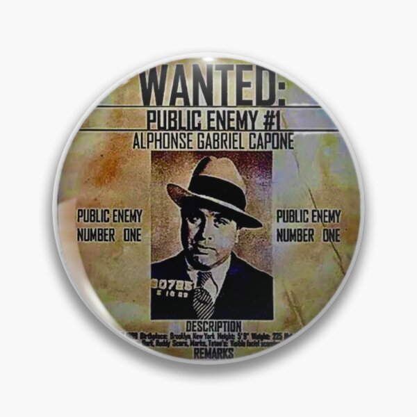 Item preview, Public Enemy #1 Al Capone Wanted Poster designed and sold by ArtByKevG.