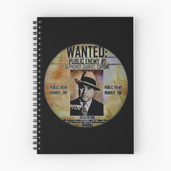 Item preview, Public Enemy #1 Al Capone Wanted Poster designed and sold by ArtByKevG.