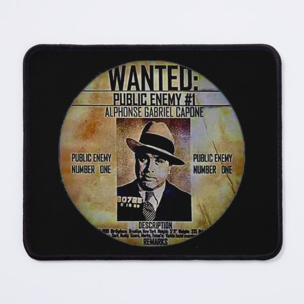 Item preview, Public Enemy #1 Al Capone Wanted Poster designed and sold by ArtByKevG.