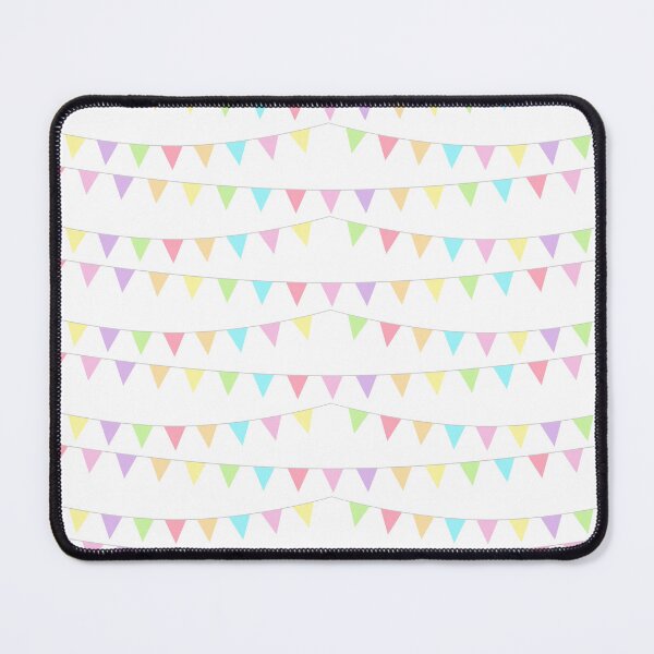 Item preview, Bunting Flag Illustration, Light Rainbow Colors Bunting Flag, Colors Pennant Chain Banner designed and sold by bestggraphico.