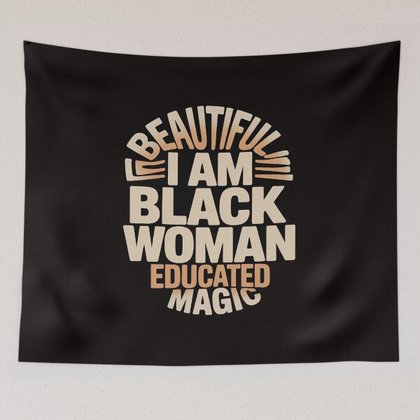 Item preview, I Am Black Woman Black History Month Educated Black Girl designed and sold by MelSurf.