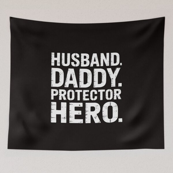 Item preview, Husband Daddy Protector Hero Fathers Day Gift For Dad Wife designed and sold by MelSurf.