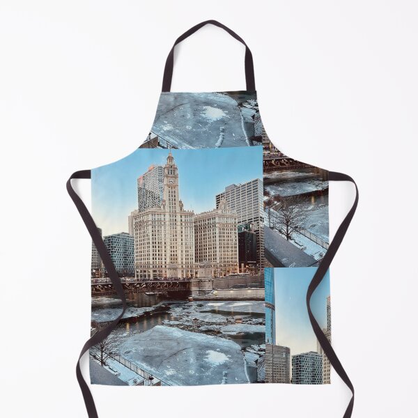 Item preview, Michigan Avenue Bridge, Chicago shatters Winter blues designed and sold by vasi imagery.