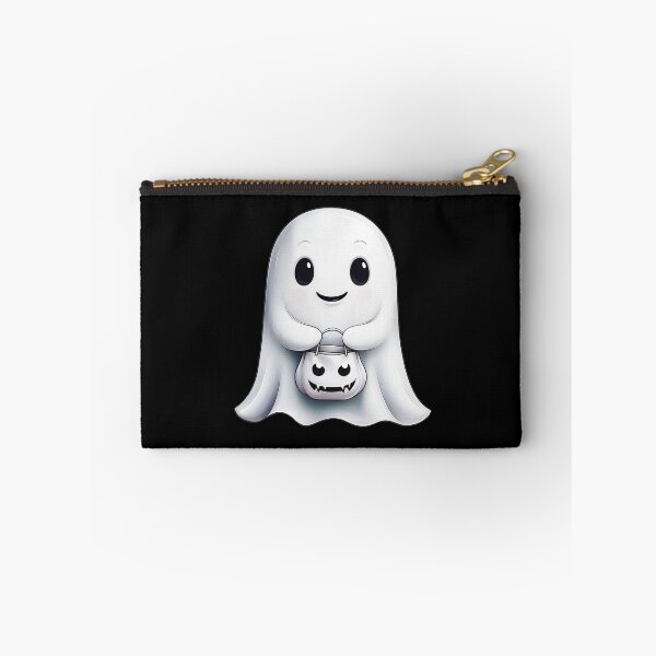 Item preview, Cute Ghost with Trick-or-Treat Bag designed and sold by rizalaldisa.
