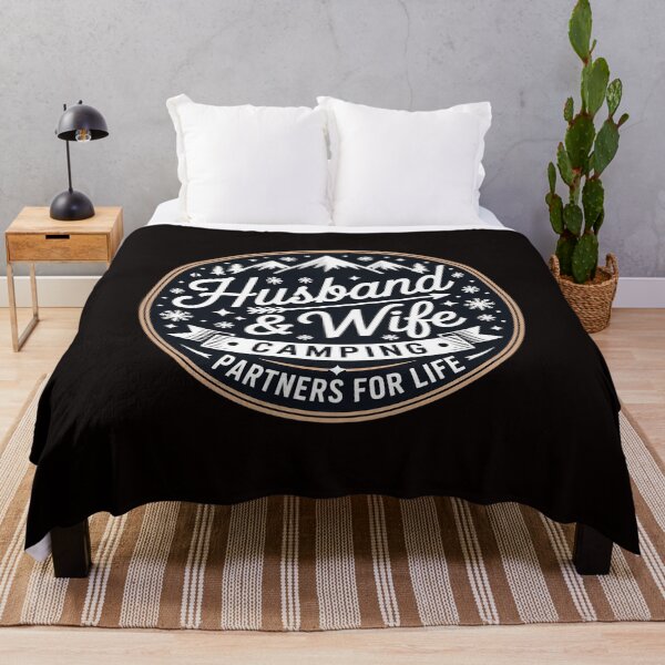 Item preview, Husband and Wife Camping Partners For Life Men Women designed and sold by MelSurf.