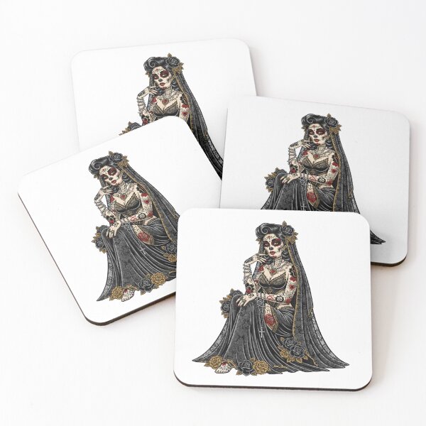 Item preview, Catrina Dark, Magical Pinup girl Witchcraft designed and sold by BellaAbreu8.