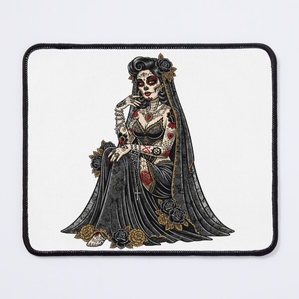 Item preview, Catrina Dark, Magical Pinup girl Witchcraft designed and sold by BellaAbreu8.