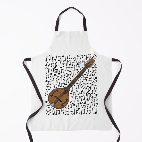 Item preview, Octave Mandolin Musical Notes Mandolinist Folk Musician designed and sold by doodlerob.