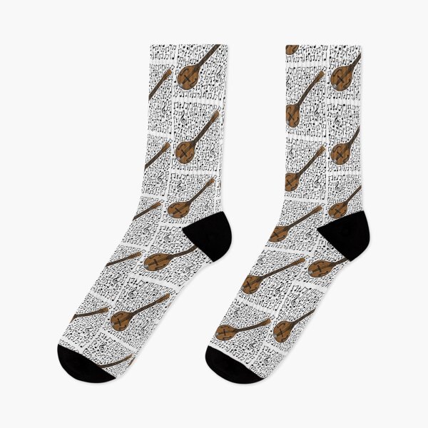 Item preview, Octave Mandolin Musical Notes Mandolinist Folk Musician designed and sold by doodlerob.