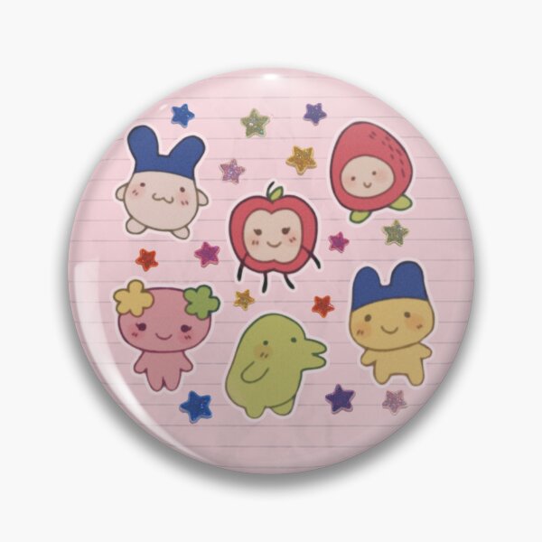 Item preview, Botón de personajes de Tamagotchi designed and sold by virtual-angel.