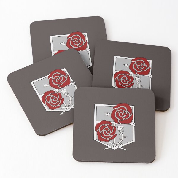 Item preview, Garrison Regiment Roses Emblem – Attack on Titan Inspired Shield Design designed and sold by PosterFuel.