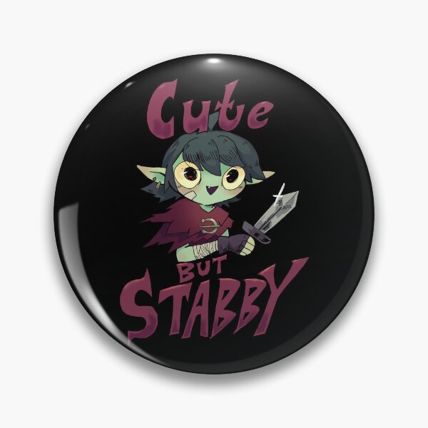 Item preview, Cute But Stabby – Funny Goblin Rogue D&D Shirt designed and sold by Louise Nilsson.
