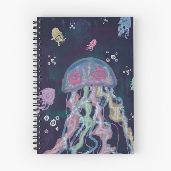 Item preview, Pastel Sparkly Jellyfish Painting designed and sold by BlurpleTwinkle.