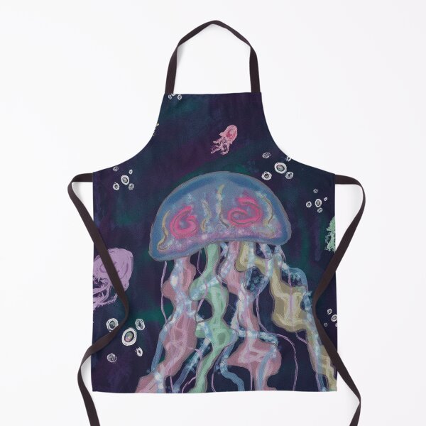 Item preview, Pastel Sparkly Jellyfish Painting designed and sold by BlurpleTwinkle.