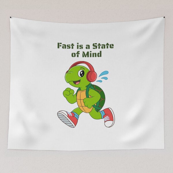 Item preview, Fast is a state of mind - Motivational phrase designed and sold by DesignDaNanda.