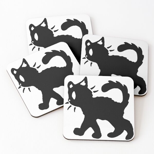 Item preview, Playful cat in motion - Silhouette designed and sold by CircaSassy.