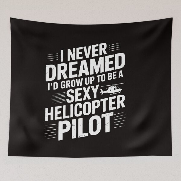 Item preview, Helicopter Gift Men Women Cool Sexy Helicopter Pilot designed and sold by ControlCenter.