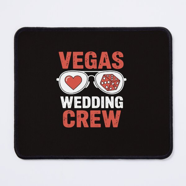 Item preview, Happy Marry Bride Groom Husband And Wife Vegas Wedding Crew designed and sold by ControlCenter.
