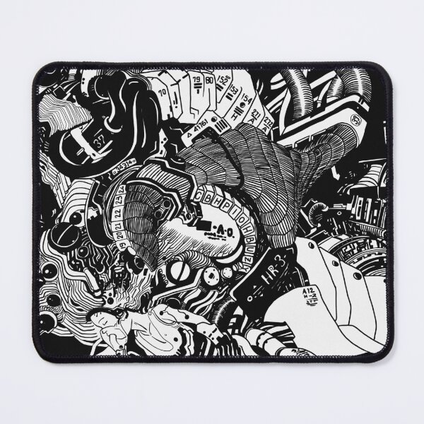 Item preview, The Choice of Evolution Akira Style Cyberpunk Dystopia | Digital Drawing Black & White designed and sold by Keltoi-art.