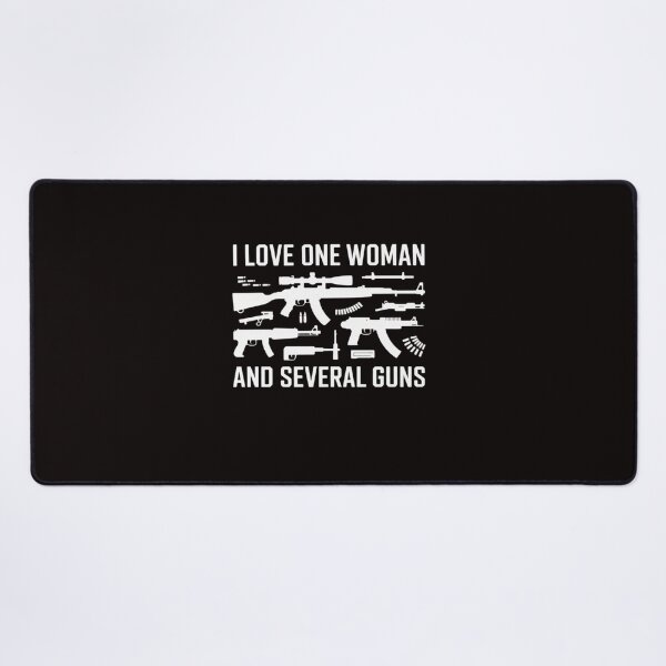 Item preview, Gun Lover Gun Enthusiast I Love One Woman Several Guns designed and sold by ControlCenter.