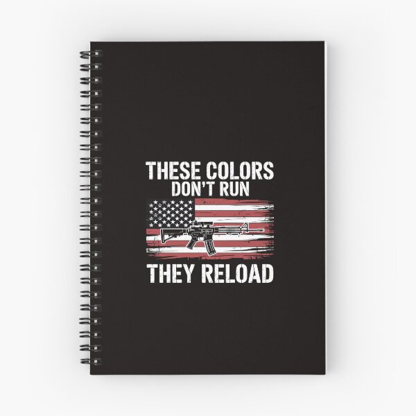 Item preview, Gun American Flag Colors Don't Run They Reload (on back) Women Men designed and sold by ControlCenter.