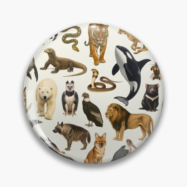 Item preview, Apex Predators Retro Carnivore Illustration Chart designed and sold by kakarikihill.