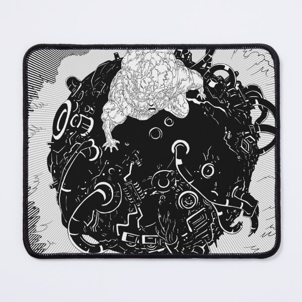 Item preview, Tetsuo Mutation Akira Digital Drawing Black & White | Organic Horror Dystopian Art designed and sold by Keltoi-art.