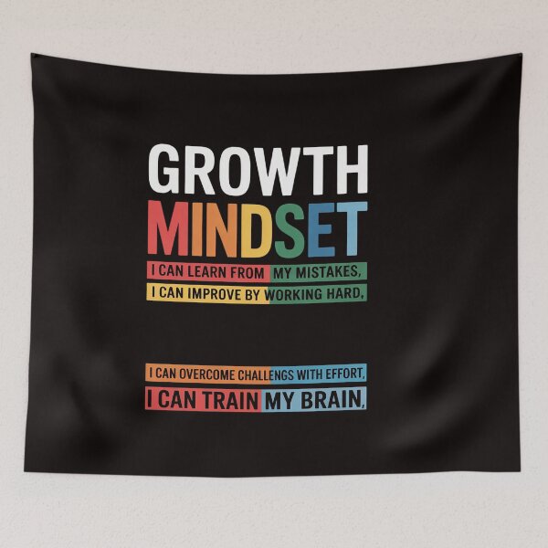 Item preview, Growth Mindset Definition - Motivational Quote Inspiration designed and sold by ControlCenter.