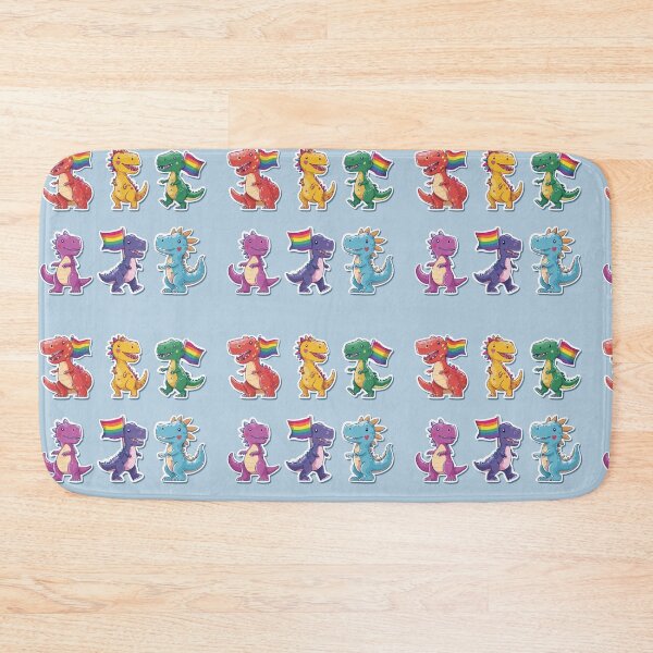 Item preview, Cute Dinosaur Pride Stickers designed and sold by fadiabb87.