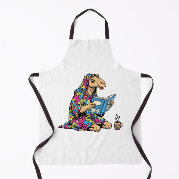 Item preview, Excited Pop Art Camel Reading: Kachabia & Coffee Fun designed and sold by zdzdesigner.