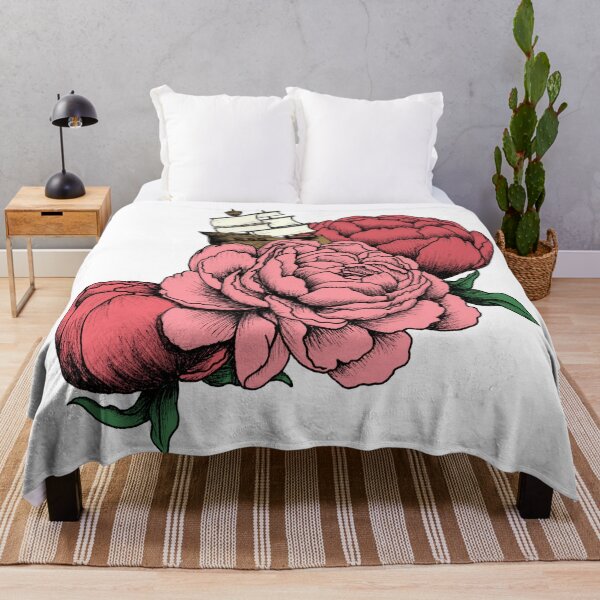Item preview, Sailing Through a Sea of Peonies - Pink designed and sold by mickeemariee.