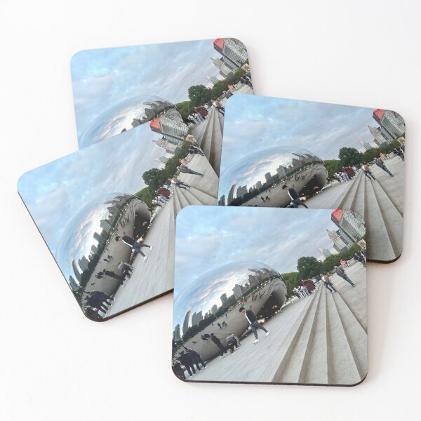Item preview, Cloud Gate, Chicago Cityscapes, Public Art, Skyscrapers designed and sold by vasi imagery.