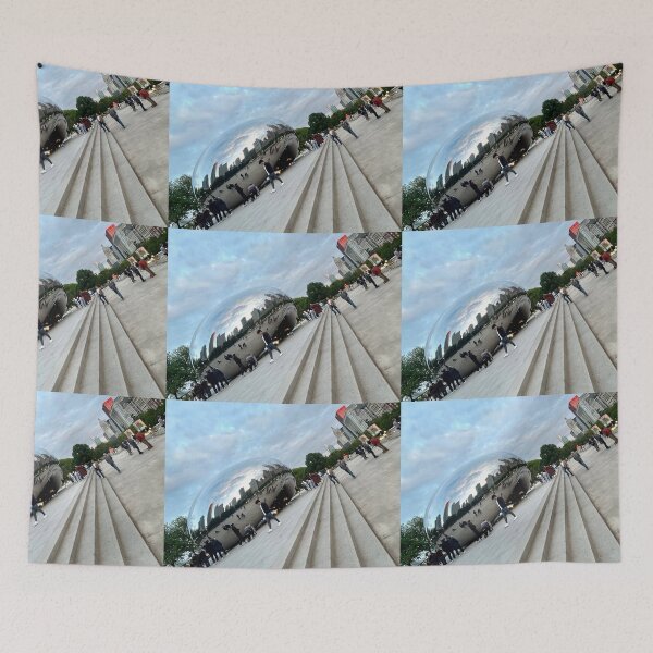 Item preview, Cloud Gate, Chicago Cityscapes, Public Art, Skyscrapers designed and sold by vasi imagery.