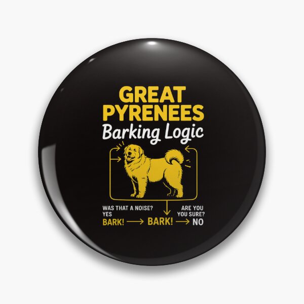 Item preview, Great Pyrenees Barking Logic - Pyrenean Dog (1) designed and sold by RatCurry.