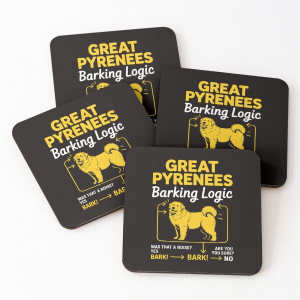 Item preview, Great Pyrenees Barking Logic - Pyrenean Dog (1) designed and sold by RatCurry.