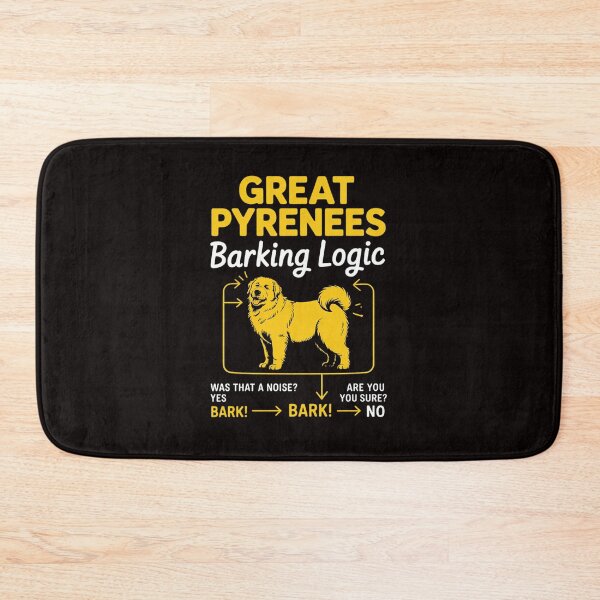 Item preview, Great Pyrenees Barking Logic - Pyrenean Dog (1) designed and sold by RatCurry.